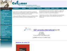 Tablet Screenshot of cofemer.fr